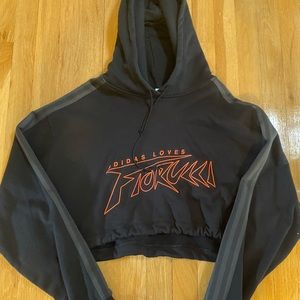 Adidas Fiorucci Cropped Hoodie